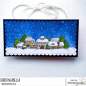 Preview: Stamping Bella - Christmas Village Backdrop